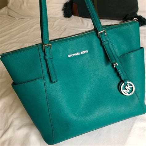 michael kors teal purse|michael kors purse clearance.